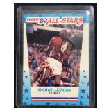 1989 Fleer All-Stars Sticker No. 3 Michael Jordan Basketball Card