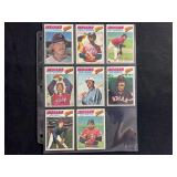 1977 Topps Cleveland Indians Baseball Card Lot of 8 Signed Autographed Al Fitzmorris Larvell Blanks Pat Dobson Tom Buskey George Hendrick John Lowenstein Jim Kern Ron Pruitt Raw