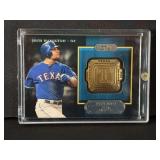 2012 Topps Series 2 Josh Hamilton Commemorative Gold Team Ring Card GTR-JH Texas Rangers