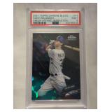2021 Topps Chrome Black Green Atomic Refractor #41 Cody Bellinger #78/99 Graded PSA 9