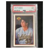 1989 Bowman #201 Jose Canseco Graded PSA 9