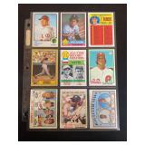 Assorted Topps Baseball Trading Cards Lot Featuring Mike Trout Barry Bonds Rod Carew