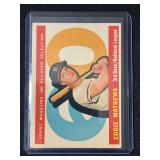 1960 Topps 558 Eddie Mathews All-Star Selection Baseball Card