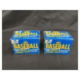 Lot of 2 - 1990 Fleer Update Baseball Trading Cards Factory Sealed Box