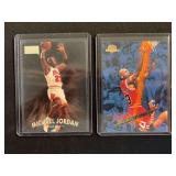 1995-97 SkyBox Michael Jordan Lot of 2 Basketball Cards #15 and #29 Raw