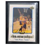 1999 Upper Deck Retro NBA New School S16 Kobe Bryant Los Angeles Lakers Basketball Card