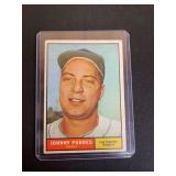 1961 Topps Johnny Podres #109 Los Angeles Dodgers Baseball Card