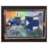 2012 Topps Platinum Dwayne Allen Rookie Autograph Relic #129 Serial Numbered 0348/1058 Football Card