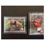 2011 Topps Chrome Football J.J. Watt #104 and Julio Jones #131 Rookie Card Lot
