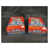 1991 Pro Set World League Inaugural Series Factory Sealed Card Set Box Lot of 2
