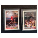 1992-93 Upper Deck & Topps Michael Jordan Lot of 2 Cards #23 #141 Chicago Bulls