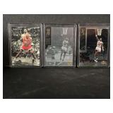Lot of 3 Scottie Pippen Basketball Cards Including 1994 Fleer NBA All-Defensive 1st Team #5 and Upper Deck SE102 and H33