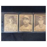 1940 Gum, Inc. Play Ball Lot of 3 Cards - Bucky Walters (#73), Pinky Shoffner (#149), Lou Chiozza (#157)