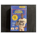 1991 AW Sports All World Football Canadien CFL Trading Card Wax Box Unopened