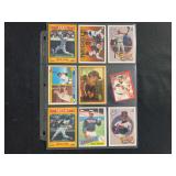 1983-1990 Reggie Jackson Baseball Card Lot - 9 Cards incl. Topps & Upper Deck