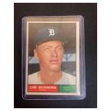 1961 Topps Jim Bunning #490 Detroit Tigers Baseball Card