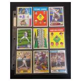 Baseball Trading Card Lot Assorted Players and Manufacturers