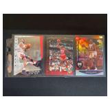 1993 Upper Deck Michael Jordan Team MVP #4 / 1994 Upper Deck Basketball Heroes Michael Jordan #39 / 1998 Upper Deck Superstars of the Court Michael Jordan #C1 Lot