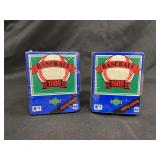 1989 Upper Deck Baseball High Number Series Factory Set Sealed Boxes Lot of 2