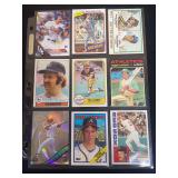 Baseball Card Lot of 9 Asstd Players Corey Seager Mark McGwire Tom Glavine Wade Boggs