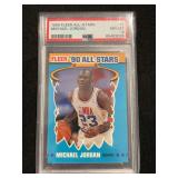 1990 Fleer All-Stars Michael Jordan #5 Graded PSA 8