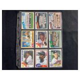 1981 Topps Baseball Cards Lot of 9 Including Jim Rice Lou Whitaker Sparky Anderson Checklists All-Stars