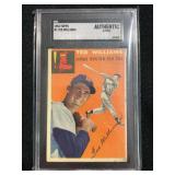 1954 Topps #1 Ted Williams Boston Red Sox SGC Authentic Altered