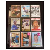1967-1992 Topps & Fleer Assorted Baseball Card Lot of 9 Including Bill Mazeroski, Ken Griffey Jr., Nolan Ryan, and Pete Rose
