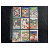 1991-1992 Nolan Ryan Baseball Card Lot of 9 Texas Rangers Houston Astros