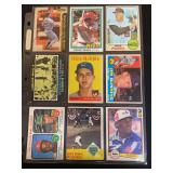 1959-1999 Topps and Donruss Baseball Card Assortment Lot of 9