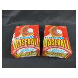 1991 Fleer Baseball Logo Stickers & Trading Cards 36-Count Boxes - Lot of 2
