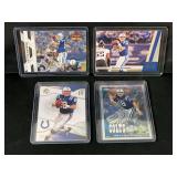 Lot of 4 Peyton Manning Indianapolis Colts Trading Cards - Panini Threads, Topps Chrome, SP Authentic