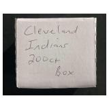 Cleveland Indians Baseball Card Lot 200ct Box