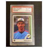 1989 Upper Deck Randy Johnson Star Rookie #25 PSA 8 Graded Baseball Card
