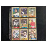 1987 Topps Baseball Card Lot Featuring Hall of Famers and Stars (18 Cards)