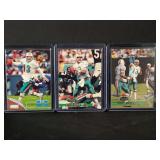 1993 - 1998 Topps Stadium Club Dan Marino Lot of 3 Football Cards