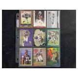 Randy Moss Football Card Lot of 9 - 1998-2006 Topps Upper Deck Crown Royale