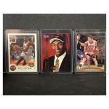 1999-00 Ron Artest Chicago Bulls Rookie Card Lot of 3 (Fleer Focus #101 /300, Fleer Tradition #201, Topps Stadium Club #146)
