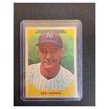1960 Fleer Baseball Greats #28 Lou Gehrig Raw Trading Card