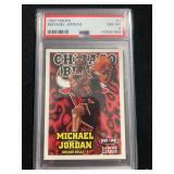 1997 Hoops Michael Jordan #1 Graded PSA 8