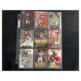 Jerry Rice Football Card Collection Lot 9 Cards San Francisco 49ers Oakland Raiders