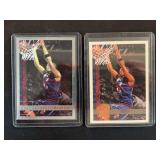 1997-98 Topps & Topps Chrome Tracy McGrady Rookie Card Lot of 2 #125