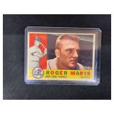 1960 Topps #377 Roger Maris New York Yankees Baseball Card Raw