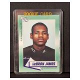 2002 Rookie Review LeBron James High School #6 Basketball Card