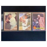 1962 Topps Baseball Lot of 3 Cards - Bill Skowron (#110), Whitey Herzog (#513), Babe Ruth Special (#144)