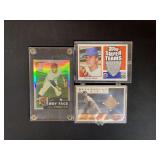 2001-2002 Topps Baseball Trading Card Lot of 3: Roy Face Autograph, Tug McGraw Relic, Bobby Shantz Relic