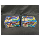 1990 Bowman Hockey Complete Set Premier Edition Factory Sealed Box Lot of 2