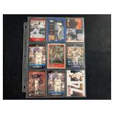 2007 Topps Bowman Upper Deck Barry Bonds San Francisco Giants Baseball Card Lot of 9