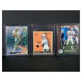 Dan Marino Football Card Lot of 3 - Upper Deck, Fleer Goudey, HoloGrFx Miami Dolphins