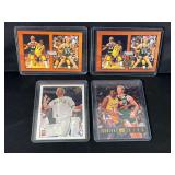 1992-1994 Magic Johnson and Larry Bird Basketball Card Lot of 4 Upper Deck SkyBox Hoops